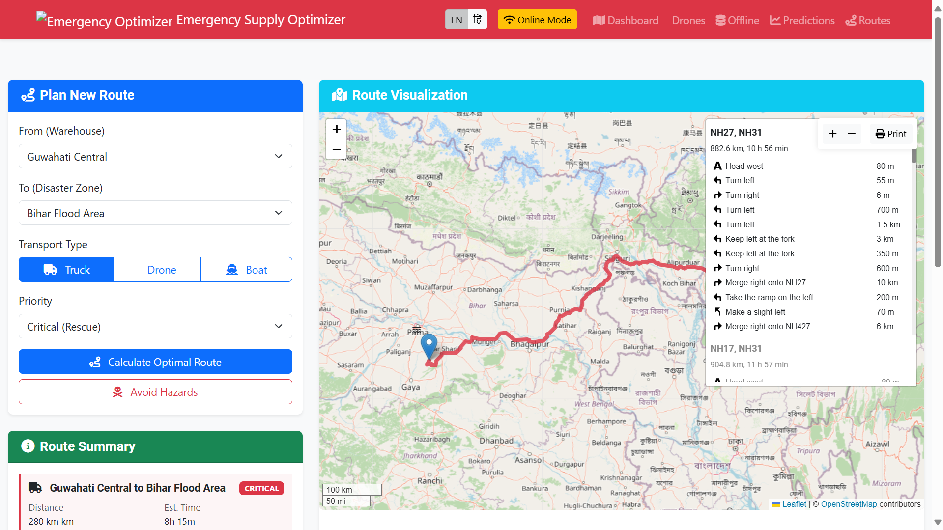 route